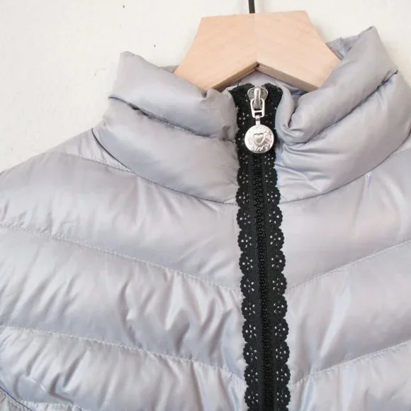 ⭐️BETSEY JOHNSON Lightweight Quilted Puffer Jacket Down Jacket SIZE- XS - Picture 6 of 15